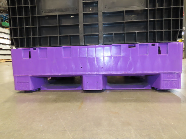 Monoflo 48"x 44.5" Collapsible Bulk Container Bin 28.9cu-ft 1800Lbs Stackable