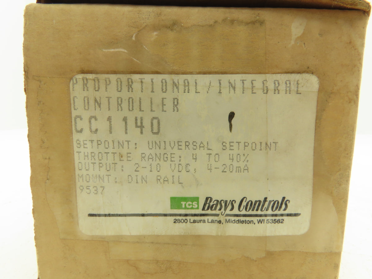 TCS Basys Controls CC1140 Proportional Integral Controller/Pressure Transmitter