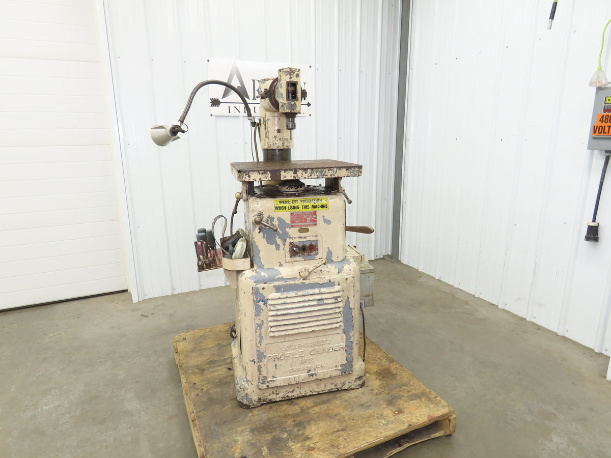 Boyer Schultz No 2 Metal Profile Grinder 2-1/2" Max OD 2 HP 440V 3Ph Manual Copy