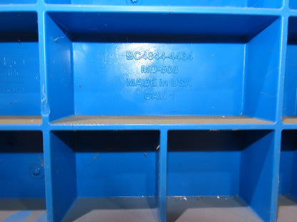 Monoflo 48"x 44.5" Collapsible Bulk Container Bin 28.9cu-ft Blue Stackable