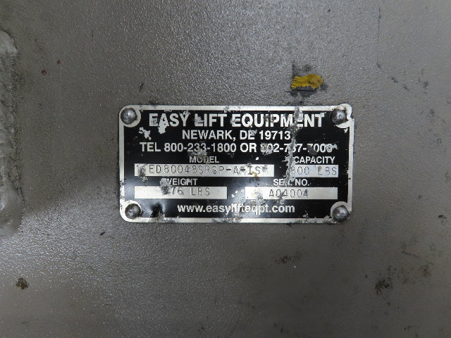 Easy Lift ED Drum Dumper Air Powered 55 Gal Handler Tipper Rotate 800LBS Lift