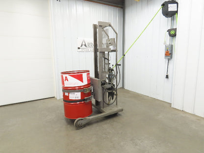 Easy Lift ED Drum Dumper Air Powered 55 Gal Handler Tipper Rotate 800LBS Lift