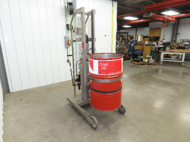 Easy Lift ED Drum Dumper Air Powered 55 Gal Handler Tipper Rotate 800LBS Lift