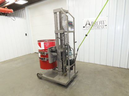 Easy Lift ED Drum Dumper Air Powered 55 Gal Handler Tipper Rotate 800LBS Lift