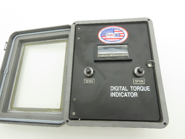 Decanter Machine BA B001 Digital Torque Indicator w Display Rev I PVC Enclosure