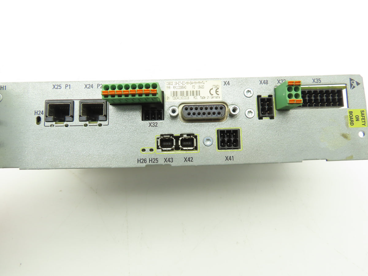 Rexroth R911338543 CSB02.1B-ET-EC-NN-S4-NN-NN-FW IndraDrive Control Section