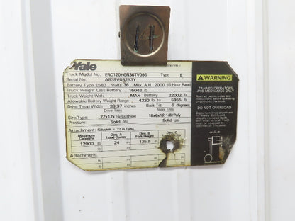 Yale 8620080 Forklift Hydraulic Haldex Pump & Motor 36/48VDC Off ERC120HGN