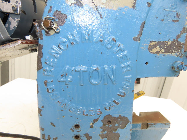 Benchmaster MODEL 451 Mechanical OBI Punch Press 4 Ton 1" Stroke 115V Bench