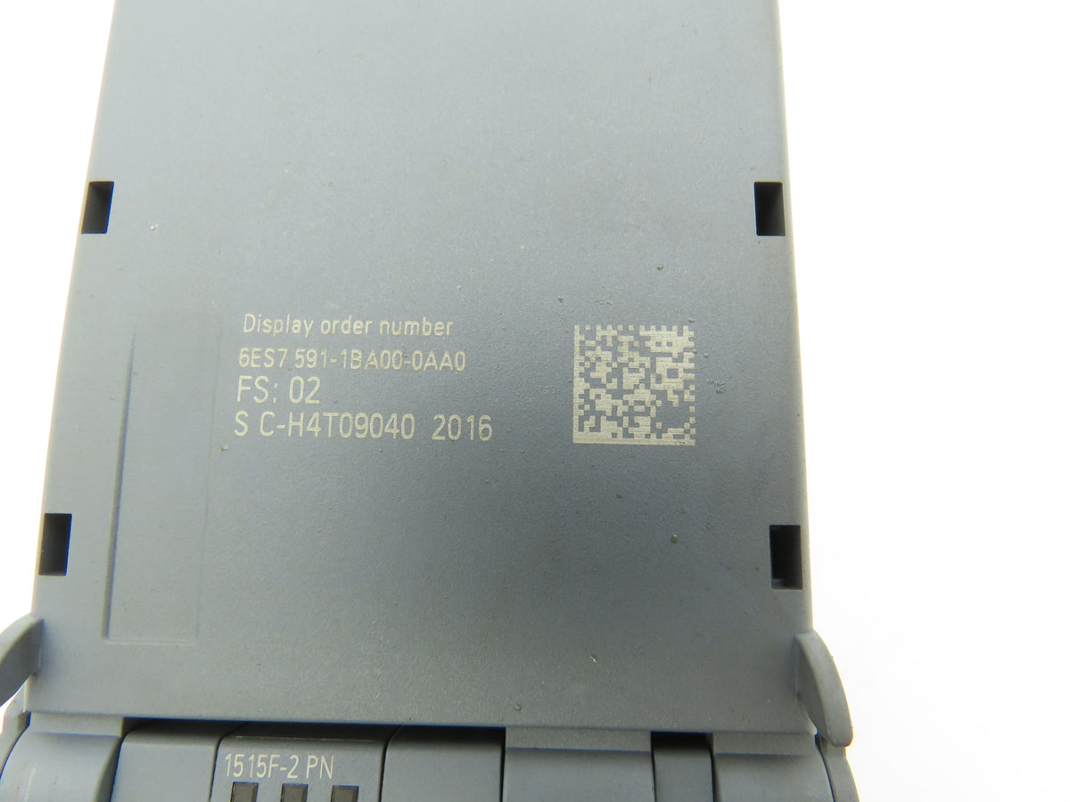 Siemens 6ES7 515-2FM01-0AB0 CPU 1515F-2 PN SIMATIC S7-1500 Fail-Safe PLC
