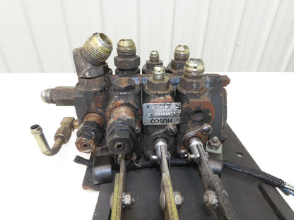 Yale Hydraulic 3-Spool 3 Lever Forklift Mast Control Valve Assembly Off ERC120