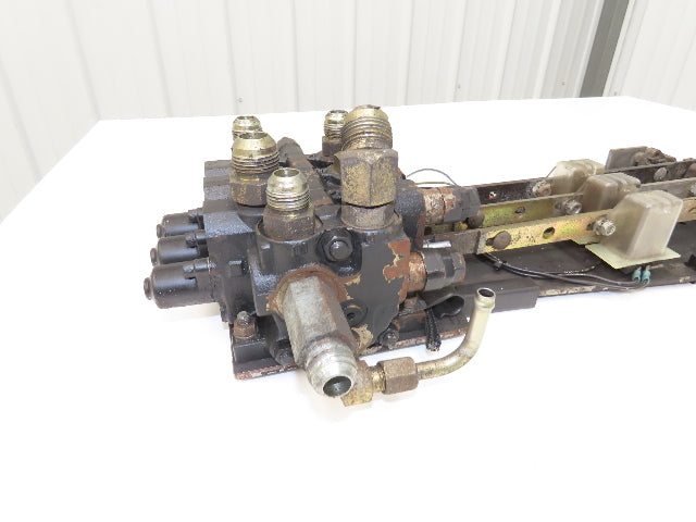 Yale Hydraulic 3-Spool 3 Lever Forklift Mast Control Valve Assembly Off ERC120
