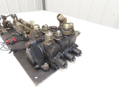 Yale Hydraulic 3-Spool 3 Lever Forklift Mast Control Valve Assembly Off ERC120