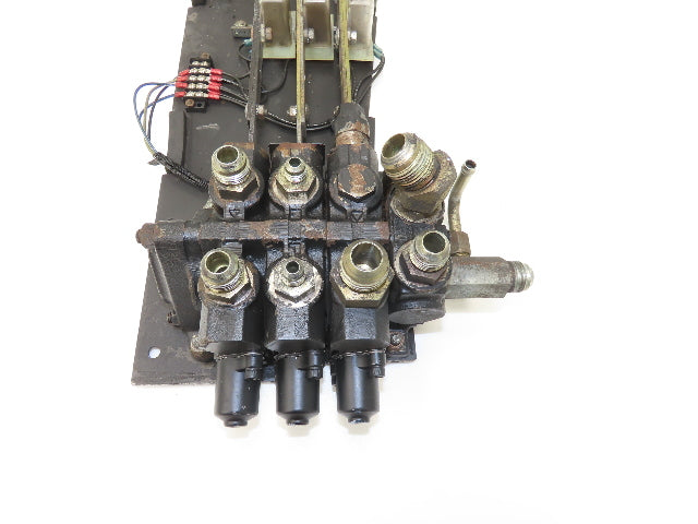 Yale Hydraulic 3-Spool 3 Lever Forklift Mast Control Valve Assembly Off ERC120