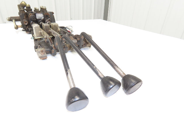 Yale Hydraulic 3-Spool 3 Lever Forklift Mast Control Valve Assembly Off ERC120