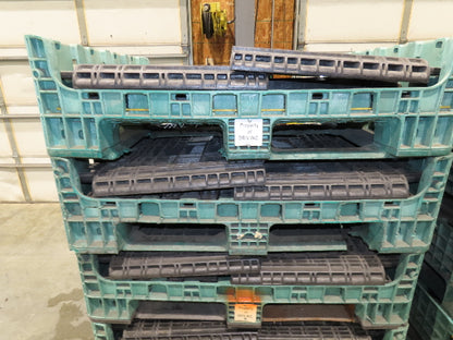 Orbis 40"x 48" Collapsible Bulk Container Bin Black Green Stackable 34"H  *Read*