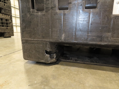 Buckhorn 48"x 45" Collapsible Bulk Container Bin Black Stackable 40.5"H  *Read*