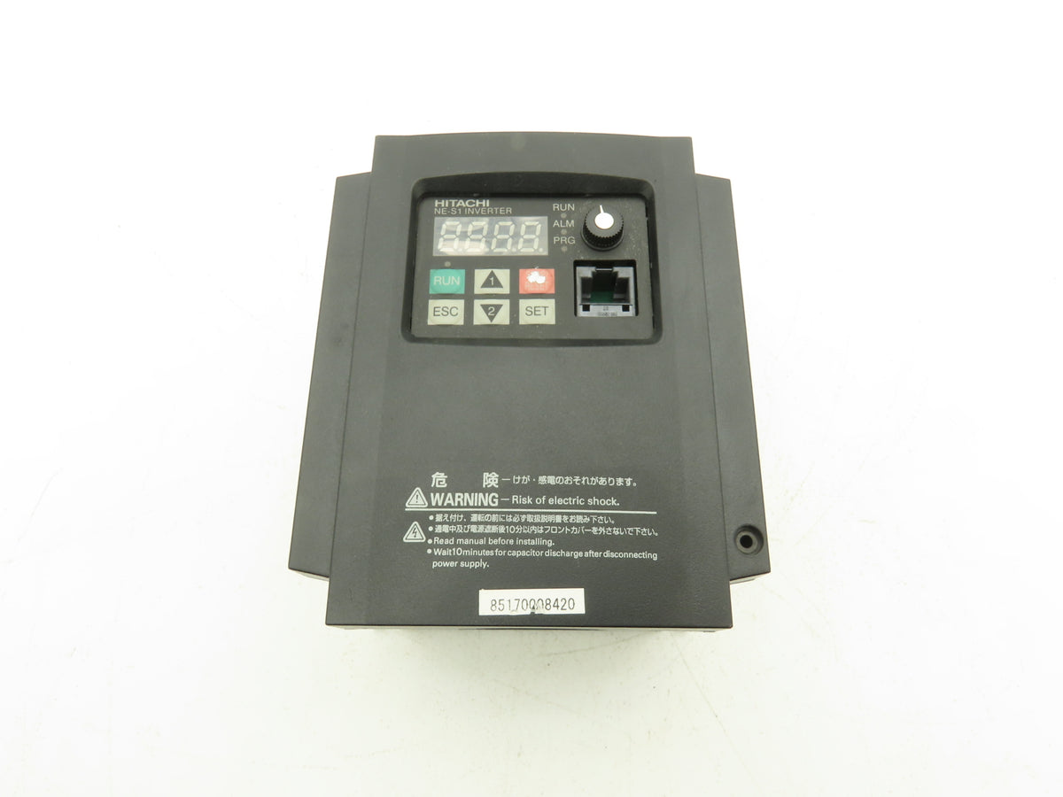 Hitachi NES1-007HB NE-S1 Series 0.75kW AC Inverter Drive 380-480V 3Ph w/Keypad