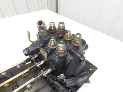 Yale Hydraulic 3-Spool 3 Lever Forklift Mast Control Valve Assembly Off ERC080