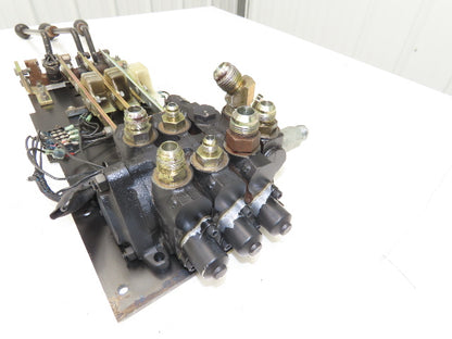 Yale Hydraulic 3-Spool 3 Lever Forklift Mast Control Valve Assembly Off ERC080