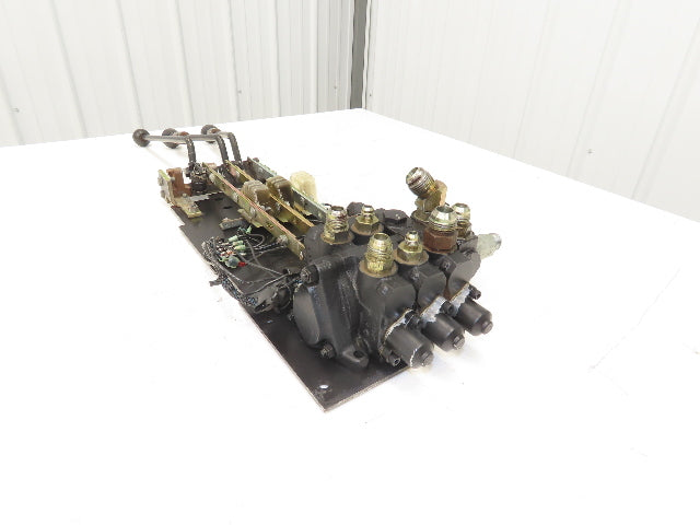 Yale Hydraulic 3-Spool 3 Lever Forklift Mast Control Valve Assembly Off ERC080