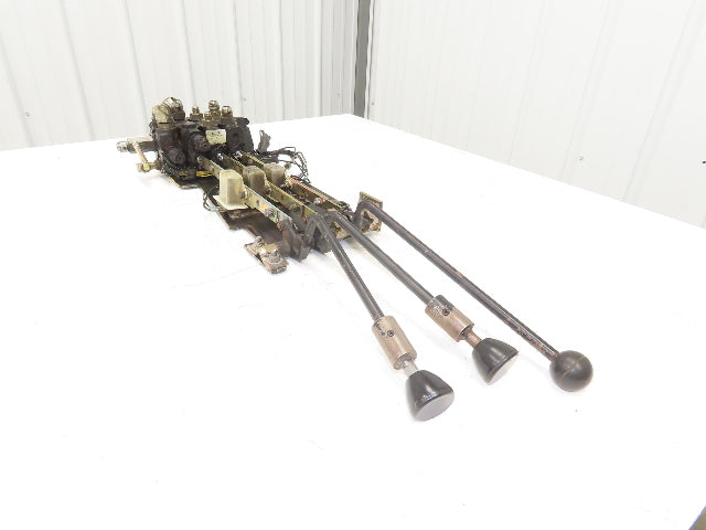 Yale Hydraulic 3-Spool 3 Lever Forklift Mast Control Valve Assembly Off ERC080