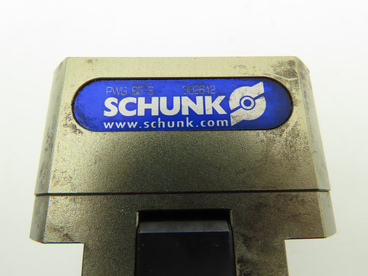 Schunk PWG 60 S 302612 Pneumatic Angular Gripper Mechanical Two Finger For Robot