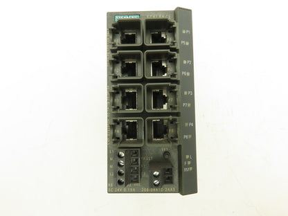 Siemens 6GK5208-0BA10-2AA3 SCALANCE X208 Managed IE Switch 8x 10/100 Mbps RJ45