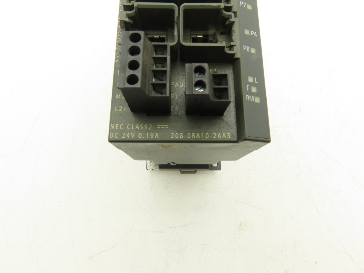 Siemens 6GK5208-0BA10-2AA3 SCALANCE X208 Managed IE Switch 8x 10/100 Mbps RJ45