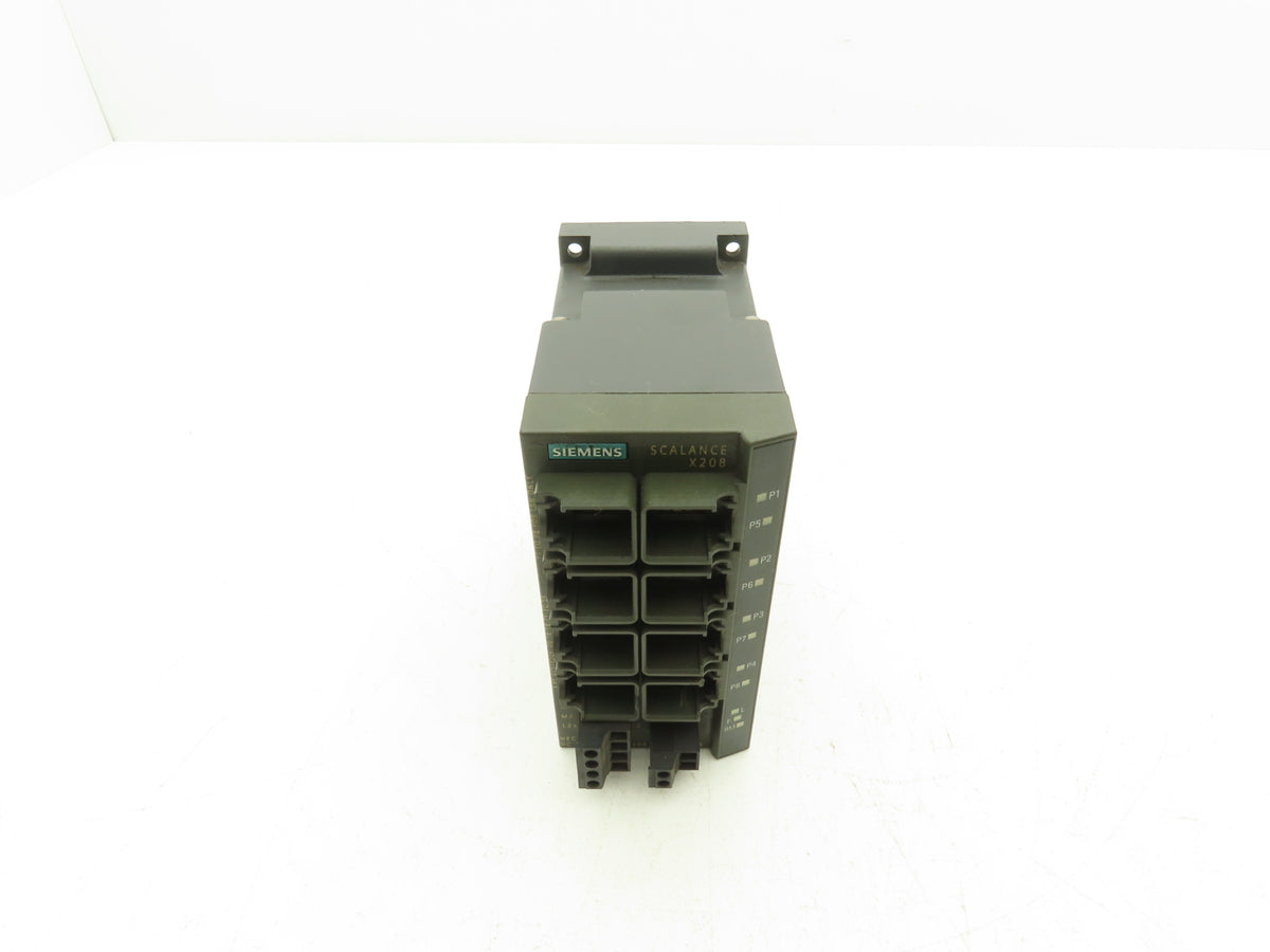 Siemens 6GK5208-0BA10-2AA3 SCALANCE X208 Managed IE Switch 8x 10/100 Mbps RJ45