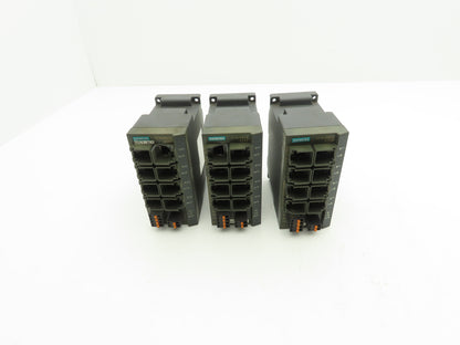 Siemens 6GK5208-0BA10-2AA3 SCALANCE X208 Managed IE Switch Lot of 3