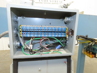 12"x 72" Belt Conveyor Pneumatic Box Pusher Filling Station Dual Belt 230V 3PH