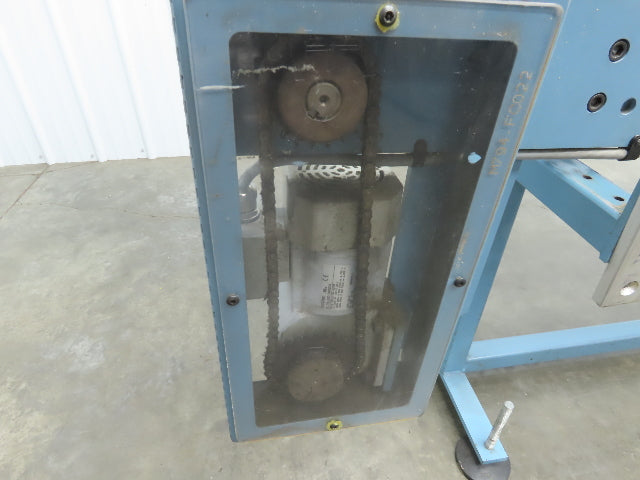 12"x 72" Belt Conveyor Pneumatic Box Pusher Filling Station Dual Belt 230V 3PH
