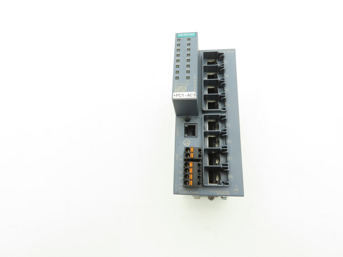 Siemens 6GK5 208-0BA00-2AC2 SCALANCE XC208 SIMATIC Industrial Ethernet Switch