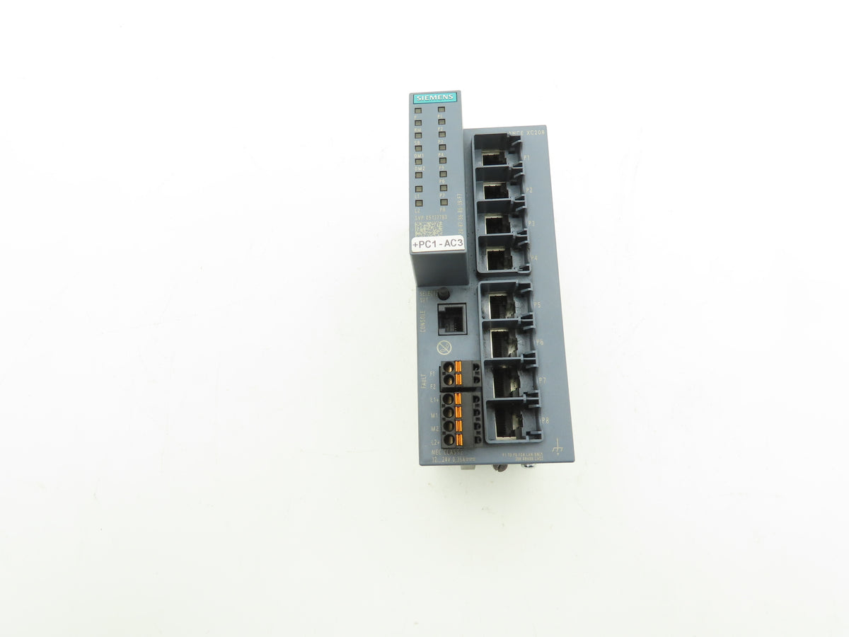 Siemens 6GK5 208-0BA00-2AC2 SCALANCE XC208 SIMATIC Industrial Ethernet Switch