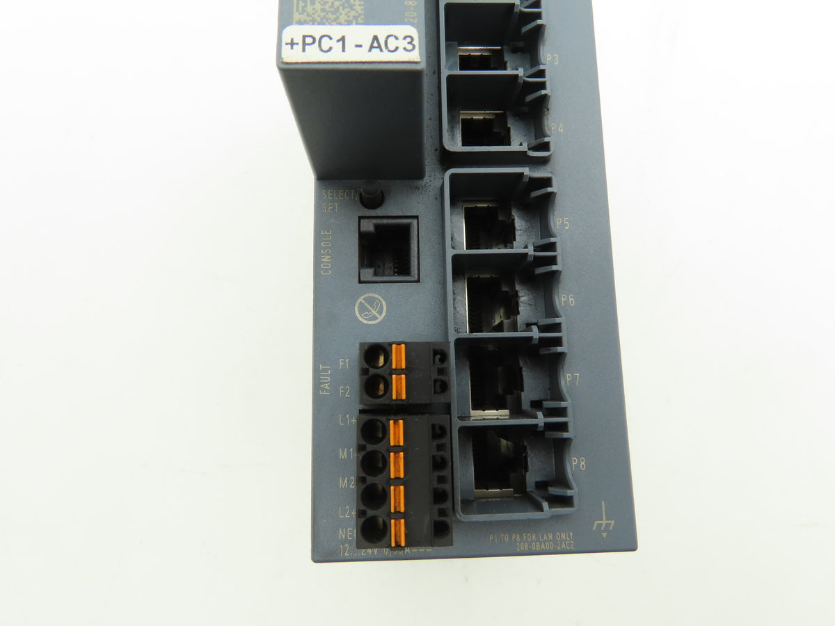 Siemens 6GK5 208-0BA00-2AC2 SCALANCE XC208 SIMATIC Industrial Ethernet Switch