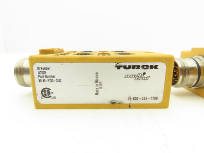 Turck U7028 Actuator & Sensor Junction Box 4 Port Multi Lot of 3