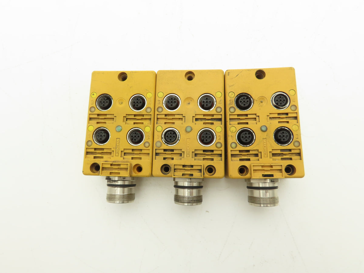 Turck U7028 Actuator & Sensor Junction Box 4 Port Multi Lot of 3