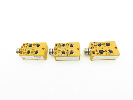 Turck U7028 Actuator & Sensor Junction Box 4 Port Multi Lot of 3