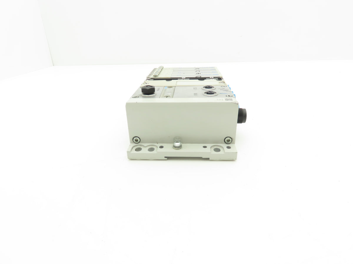 Festo VMPA2-FB-EMS-4 Solenoid Valve Manifold 24VDC w/Bus Node CPX-FB33