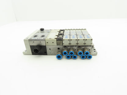 Festo VMPA2-FB-EMS-4 Solenoid Valve Manifold 24VDC w/Bus Node CPX-FB33
