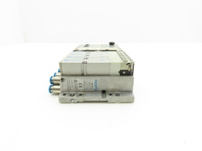 Festo VMPA2-FB-EMS-4 Solenoid Valve Manifold 24VDC w/Bus Node CPX-FB33