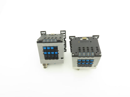 Festo CPV14-GE-MP-4 Pneumatic 4 Station Solenoid Valve Manifold 161361 Lot of 2