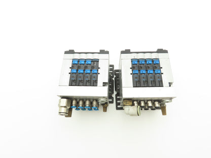Festo CPV14-GE-MP-4 Pneumatic 4 Station Solenoid Valve Manifold 161361 Lot of 2