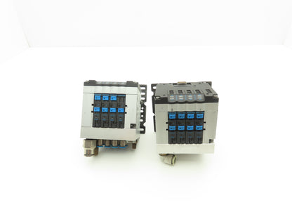 Festo CPV14-GE-MP-4 Pneumatic 4 Station Solenoid Valve Manifold 161361 Lot of 2
