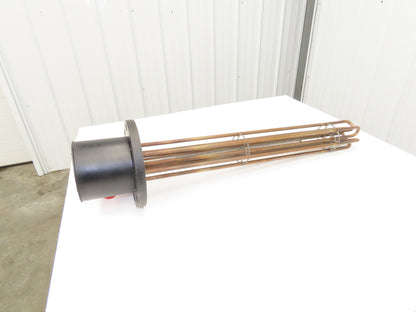 Durex Industries BC665921 Flanged Immersion Heater 24kw 480V 3PH 33"Tubes 10"OD