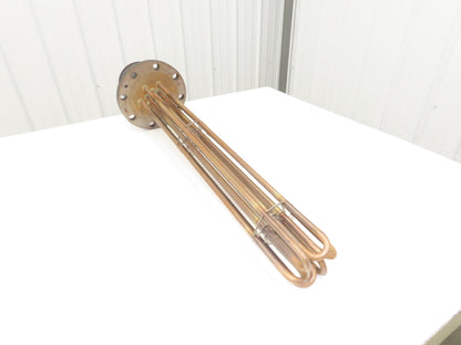 Durex Industries BC665921 Flanged Immersion Heater 24kw 480V 3PH 33"Tubes 10"OD