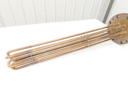 Durex Industries BC665921 Flanged Immersion Heater 24kw 480V 3PH 33"Tubes 10"OD