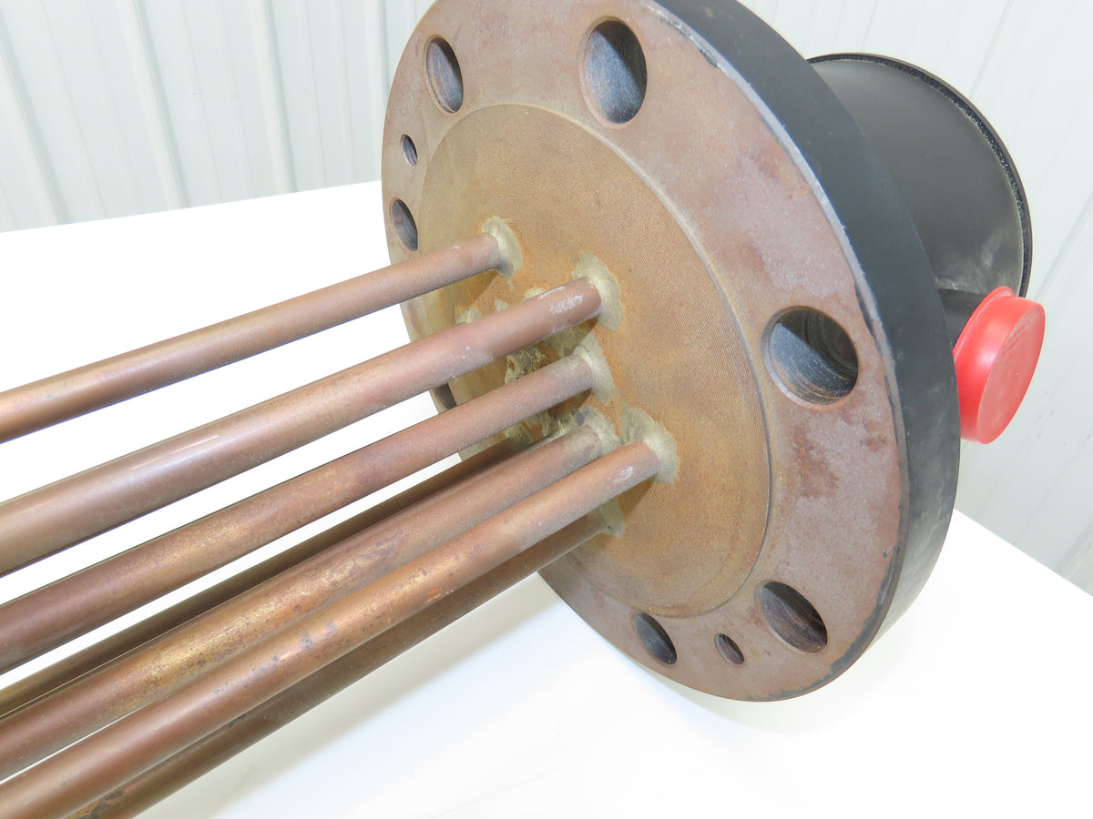 Durex Industries BC665921 Flanged Immersion Heater 24kw 480V 3PH 33"Tubes 10"OD