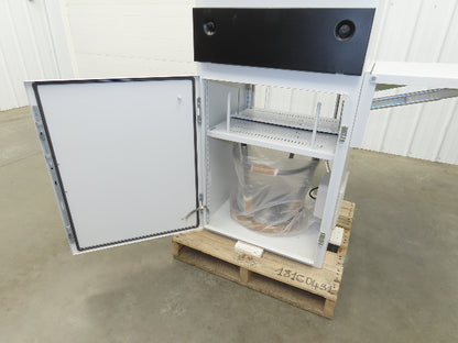 Indicon ECS-4166 Industrial Workstation Programming Terminal Enclosure 60x24x24"
