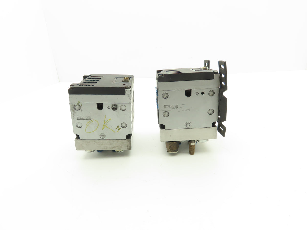 Festo CPV14-GE-MP-4 Pneumatic 4 Station Solenoid Valve Manifold 161361 Lot of 2
